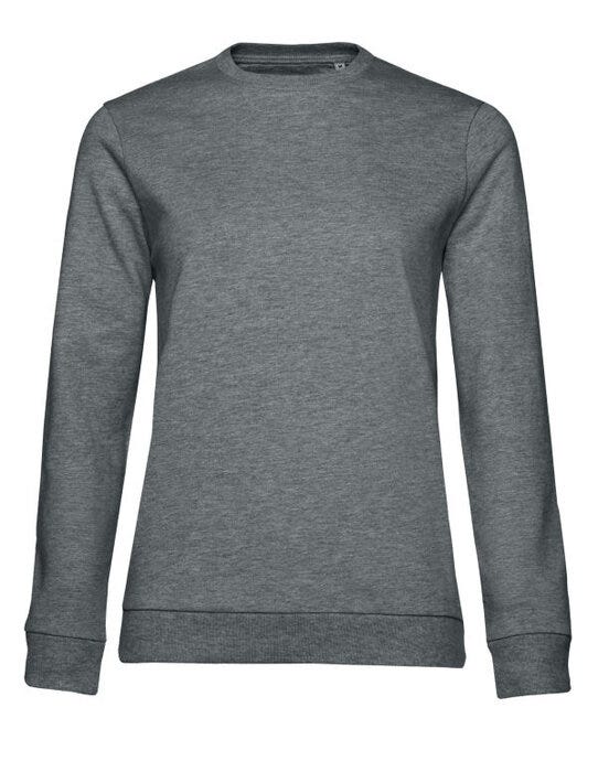 B&C WW02W B&amp;C Women's #Set In Sweatshirt - Heather Mid Grey