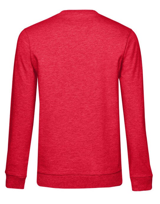B&C WW02W B&amp;C Women's #Set In Sweatshirt - Heather Red
