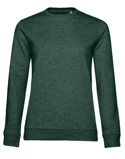 B&C WW02W B&amp;C Women's #Set In Sweatshirt - Heather Dark Green