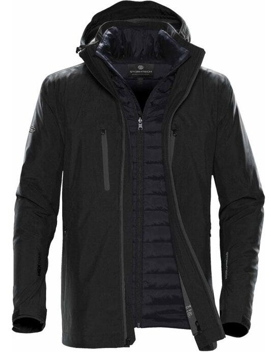 Stormtech XB-4 Mens Matrix System Jacket - Black/Carbon