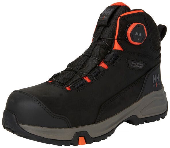 Helly Hansen 78443 Manchester Lts Mid Boa S7S - Black/ Grey