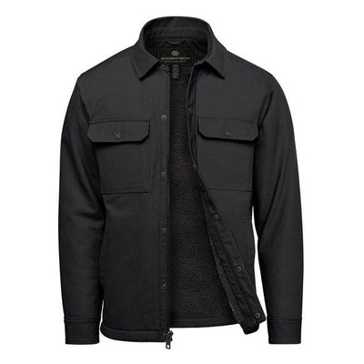 Stormtech CJK-2M Men's Oxide Sherpa Canvas Jkt - Black