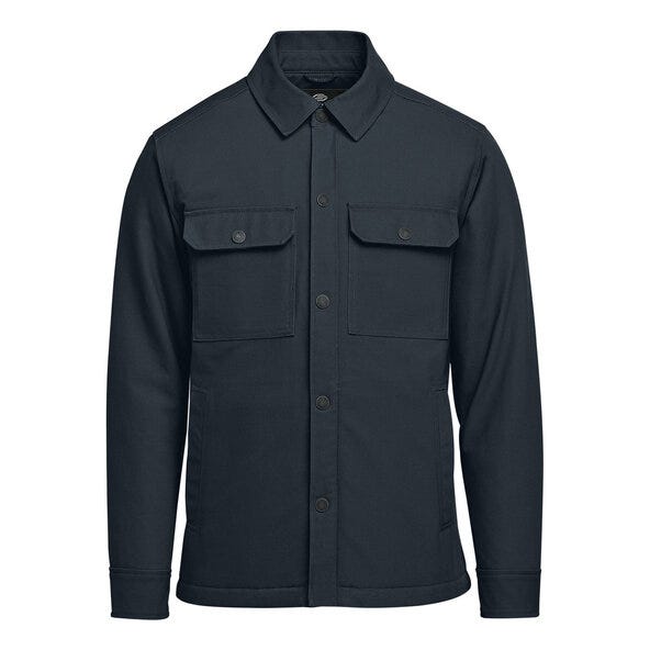 Stormtech CJK-2M Men's Oxide Sherpa Canvas Jkt - Navy