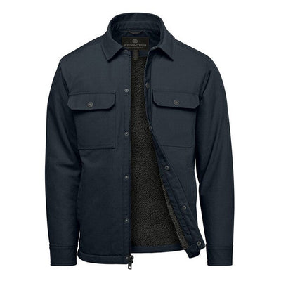Stormtech CJK-2M Men's Oxide Sherpa Canvas Jkt - Navy
