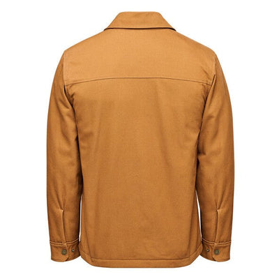 Stormtech CJK-2M Men's Oxide Sherpa Canvas Jkt - Camel