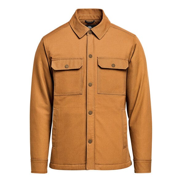 Stormtech CJK-2M Men's Oxide Sherpa Canvas Jkt - Camel
