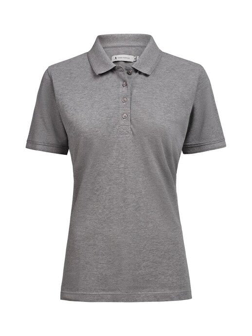 James Harvest HAR2125042 Ladie Supreme Stretch Polo - Grey Melange