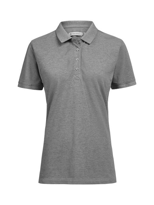James Harvest HAR2125041 Ladie Supreme Classic Polo - Grey Melange