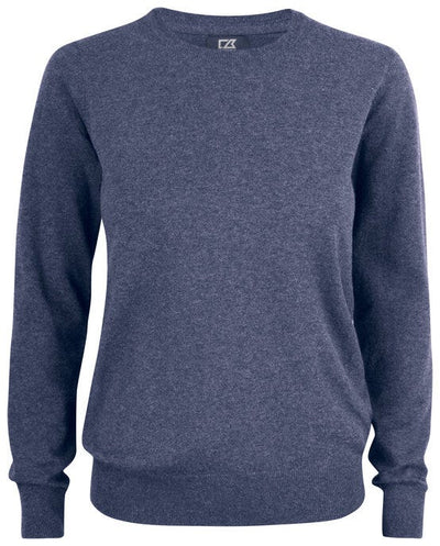 Cutter & Buck CB355417 C&amp;B Ladies Oakville Crewneck Sweat - Navy Melange