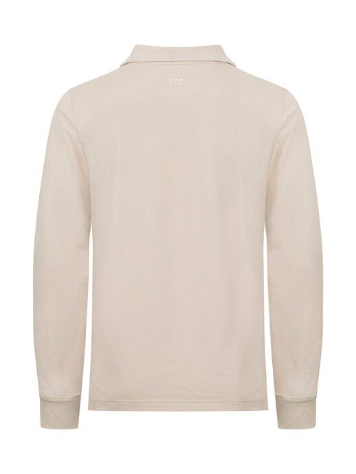 Cutter & Buck CB354438 C&amp;B Advantage Long Sleeve Polo - Beige