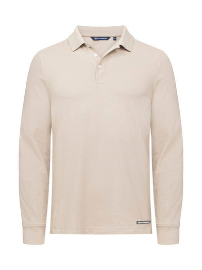 Cutter & Buck CB354438 C&amp;B Advantage Long Sleeve Polo - Beige