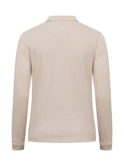Cutter & Buck CB354439 C&amp;B Ladies Advantage Long Sleeve Polo - Beige