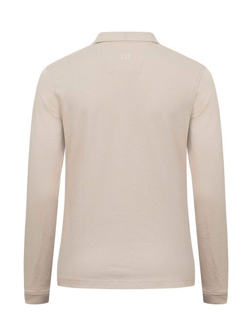 Cutter & Buck CB354439 C&amp;B Ladies Advantage Long Sleeve Polo - Beige