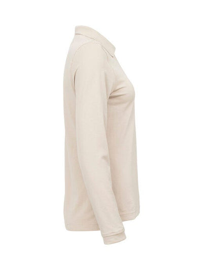 Cutter & Buck CB354439 C&amp;B Ladies Advantage Long Sleeve Polo - Beige
