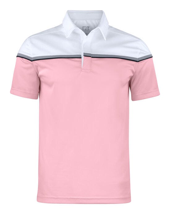 Cutter & Buck CB354428 C&amp;B Seabeck Polo - Pink/White