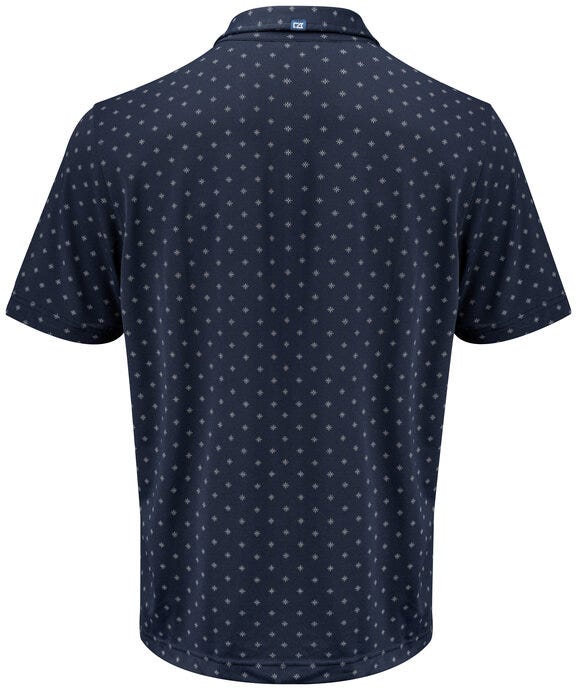 Cutter & Buck CB354432 C&amp;B Virtue Polo Printed - Dark Navy