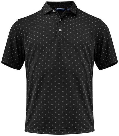 Cutter & Buck CB354432 C&amp;B Virtue Polo Printed - Black
