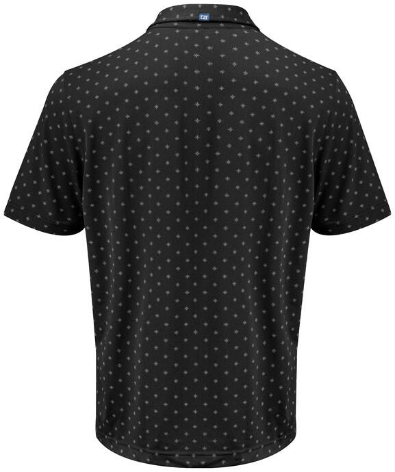 Cutter & Buck CB354432 C&amp;B Virtue Polo Printed - Black