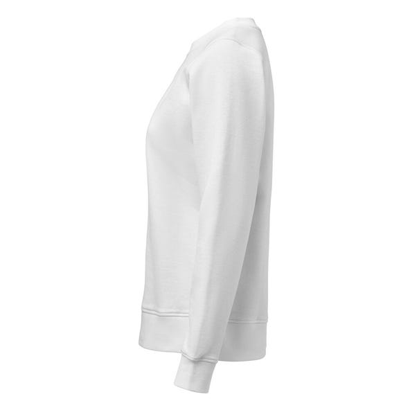 Printer Essentials PE2262074 Printer Ladies Softball Sweater - White