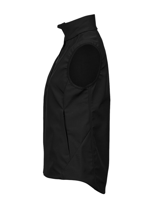 Tee Jays TJ9523 Ladies Perf Softsh Bodywarmer - Black