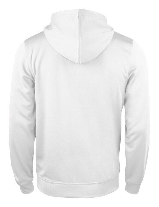 Clique CQ021014 Basic Active Full Zip Hoody - White