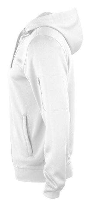Clique CQ021014 Basic Active Full Zip Hoody - White