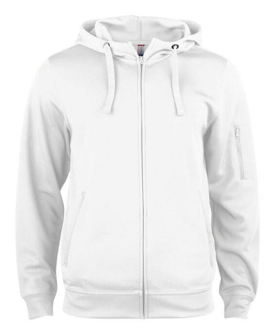 Clique CQ021014 Basic Active Full Zip Hoody - White