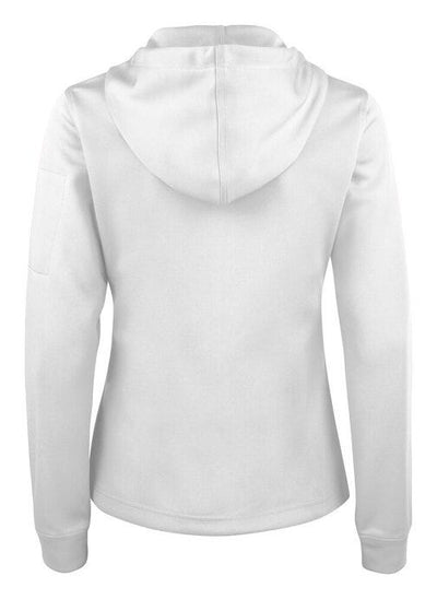 Clique CQ021015 Ladies Basic Active FZ Hoody - White