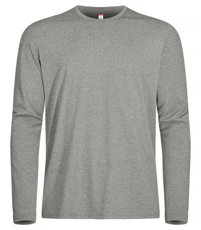 Clique CQ029040 Basic Active-T L/S - Grey Melange