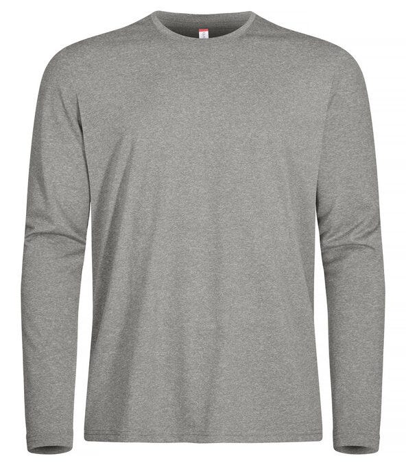 Clique CQ029040 Basic Active-T L/S - Grey Melange