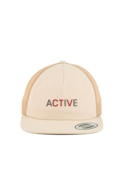 Flexfit 6502UMA YP Classic Unstructured Mesh Cap - Beige/Caramel