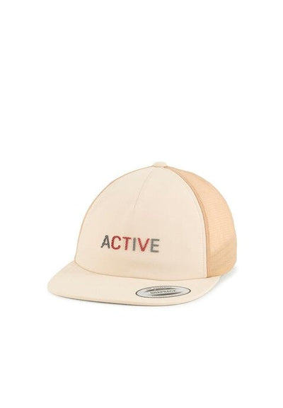 Flexfit 6502UMA YP Classic Unstructured Mesh Cap - Beige/Caramel