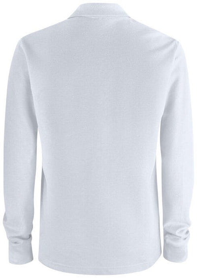 Clique CQ028235 Basic Pocket Polo L/S - White