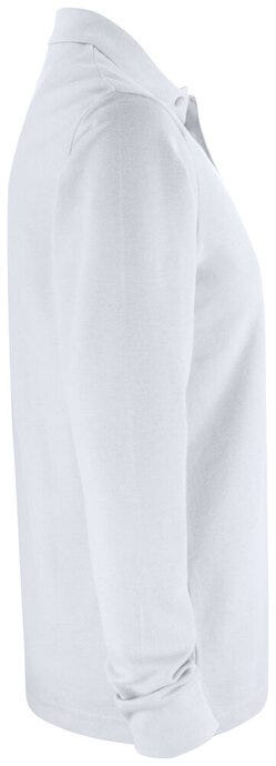 Clique CQ028235 Basic Pocket Polo L/S - White