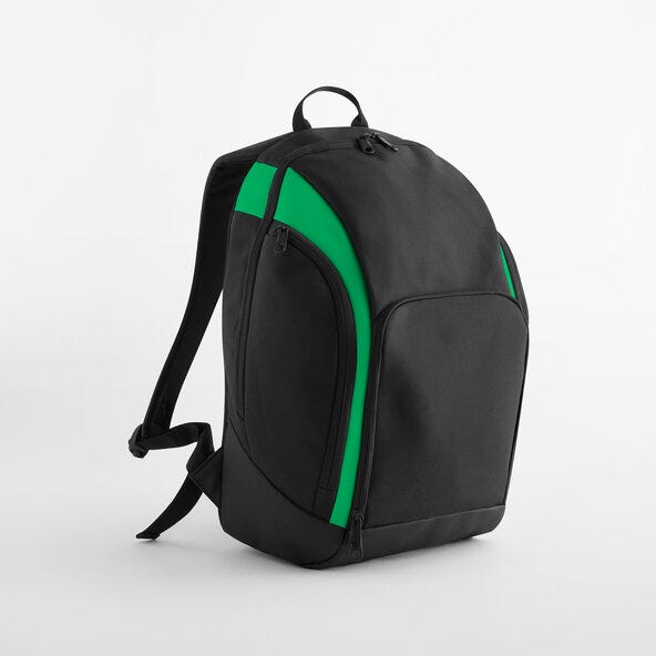 Bagbase BG571 Teamwear Backpack - Black/Green