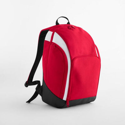 Bagbase BG571 Teamwear Backpack - Red/White/Black