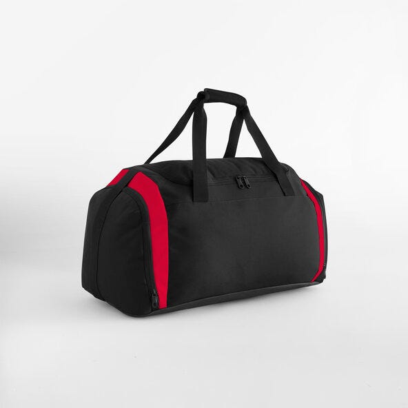 Bagbase BG572 Teamwear Holdall - Black/Red