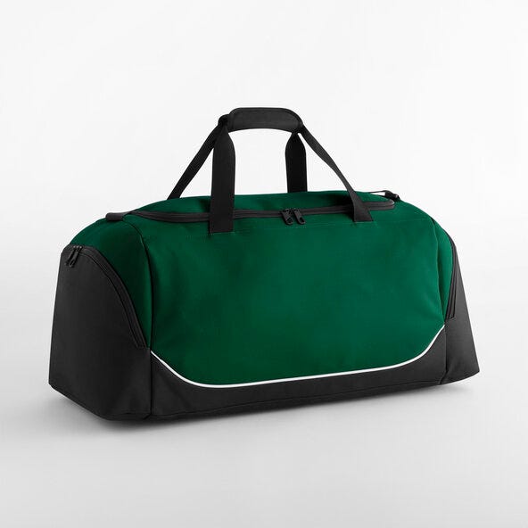 Quadra QS70 Teamwear Holdall - Bottle Green/Black/White