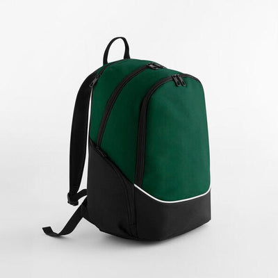 Quadra QS65 Teamwear Backpack - Bottle Green/Black/White