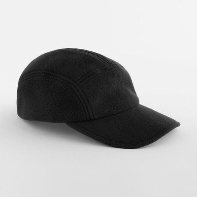 Beechfield B254R Recycled Fleece 5 Panel Cap - Black
