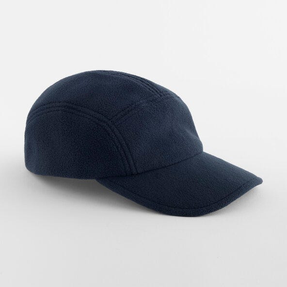 Beechfield B254R Recycled Fleece 5 Panel Cap - French Navy