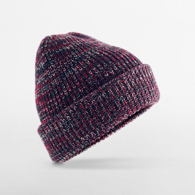 Beechfield B328 Campfire Beanie - Navy Speck