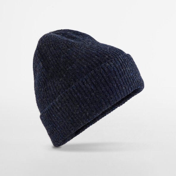 Beechfield B388 Wool Blend Beanie - NVYMAR