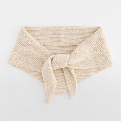 Beechfield B402 Knitted Triangle Scarf - Oat