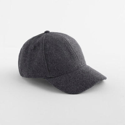 Beechfield B619 Wool Blend Cap - Charcoal