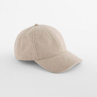 Beechfield B619 Wool Blend Cap - Stone
