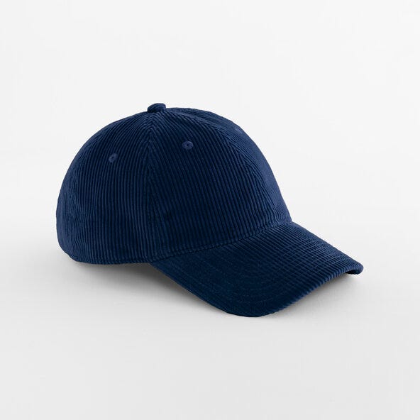 Beechfield B692 Corduroy Dad Cap - Navy