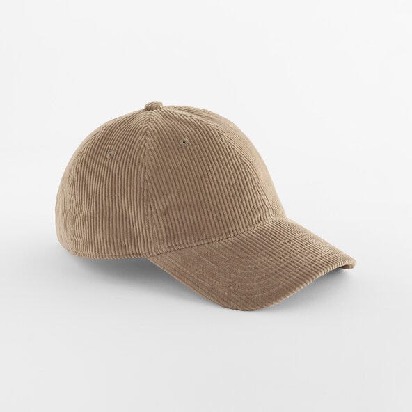 Beechfield B692 Corduroy Dad Cap - Sand