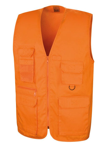 Result Work-Guard R45X Result Workguard Safari Waistcoat - Orange