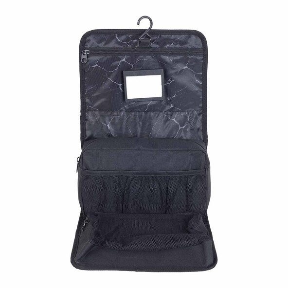 Shugon SH4479 Pamplona Travel Toiletry Bag - Black/Black